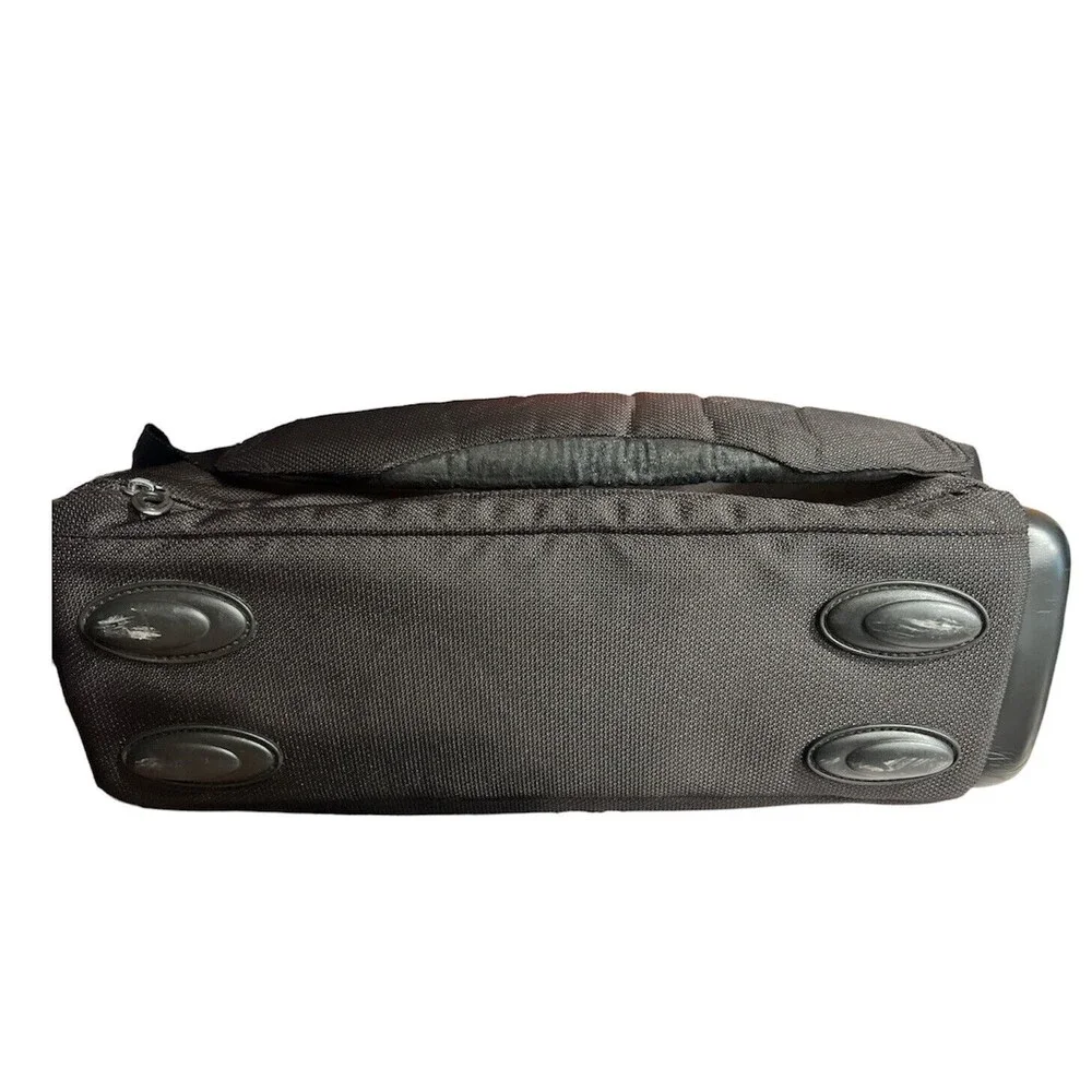 TUMI T3 Messenger Bag Flip Flap Black Briefcase 13in Laptop Computer 6401STE